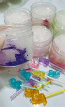 Load image into Gallery viewer, Dino Lolly- Clear slime