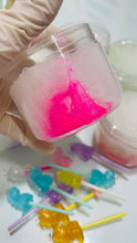 Load image into Gallery viewer, Dino Lolly- Clear slime