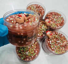 Load image into Gallery viewer, Reindeer snacks- crunchy slime- x-mas