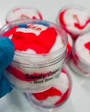 Load image into Gallery viewer, Candy Cane- cloud slime- x-mas